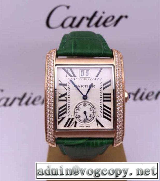 2014秋冬 cartier カルティエ 首胸ロゴ 腕時計