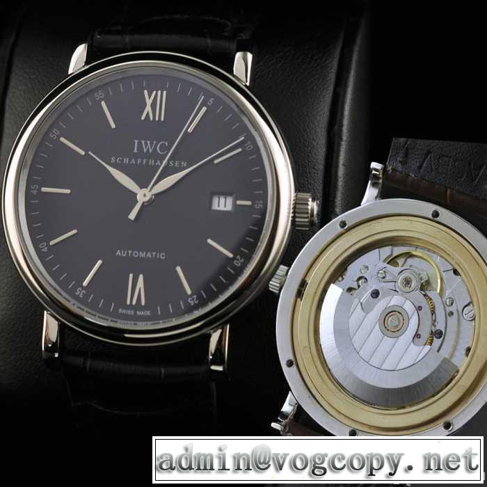 日付表示 新入荷 スイスムーブメント 3針  自動巻き  夜光効果  男性用腕時計 iwc クオーツ メンズ腕時計