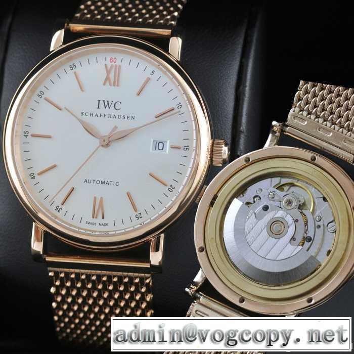 自動巻き スイスムーブメント 3針 大人気   自動巻き 日付表示 夜光効果  男性用腕時計 iwc クオーツ メンズ腕時計