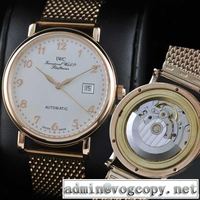 夜光効果   大人気 スイスムーブメント 3針  自動巻き 日付表示   男性用腕時計 iwc クオーツ メンズ腕時計