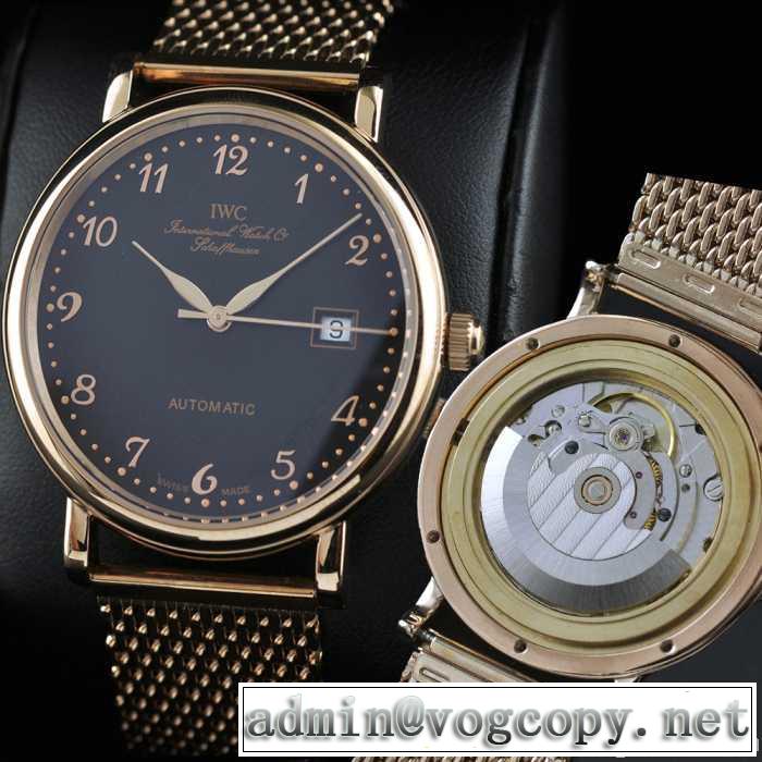 スイスムーブメント 3針  自動巻き 日付表示 夜光効果  男性用腕時計 iwc クオーツ メンズ腕時計