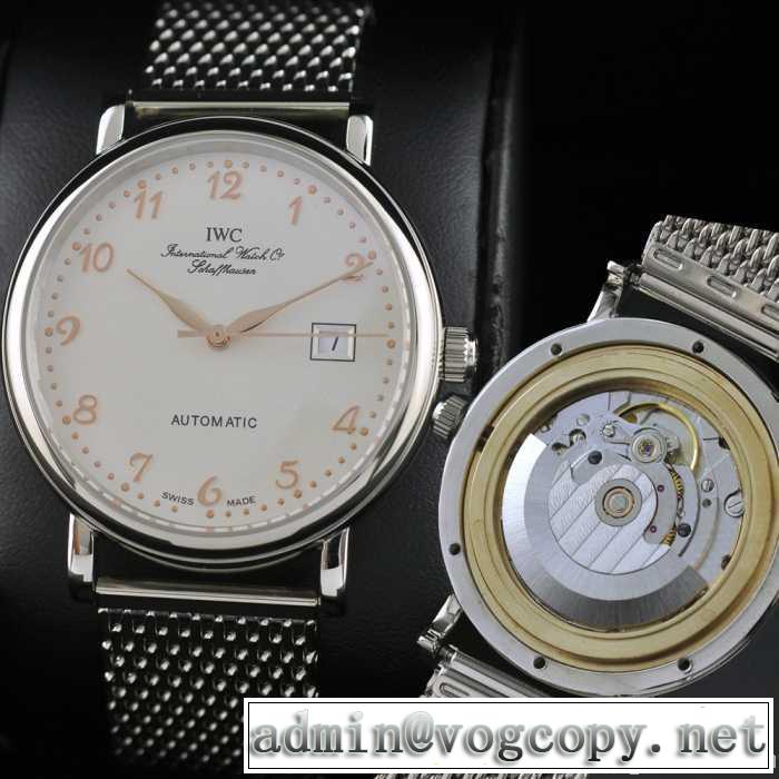 自動巻き スイスムーブメント 3針 大人気   自動巻き 日付表示 夜光効果  男性用腕時計 iwc クオーツ メンズ腕時計
