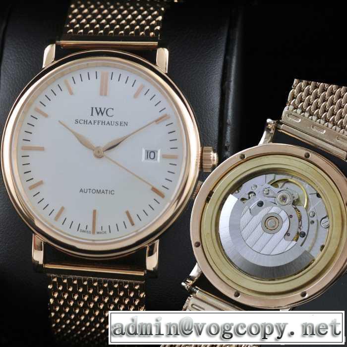 夜光効果   大人気 スイスムーブメント 3針  自動巻き 日付表示   男性用腕時計 iwc クオーツ メンズ腕時計