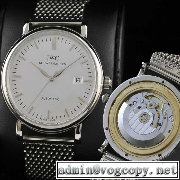 夜光効果 大人気 スイスムーブメント 3針 自動巻き 日付表示 男性用腕時計 iwc クオーツ メンズ腕時計