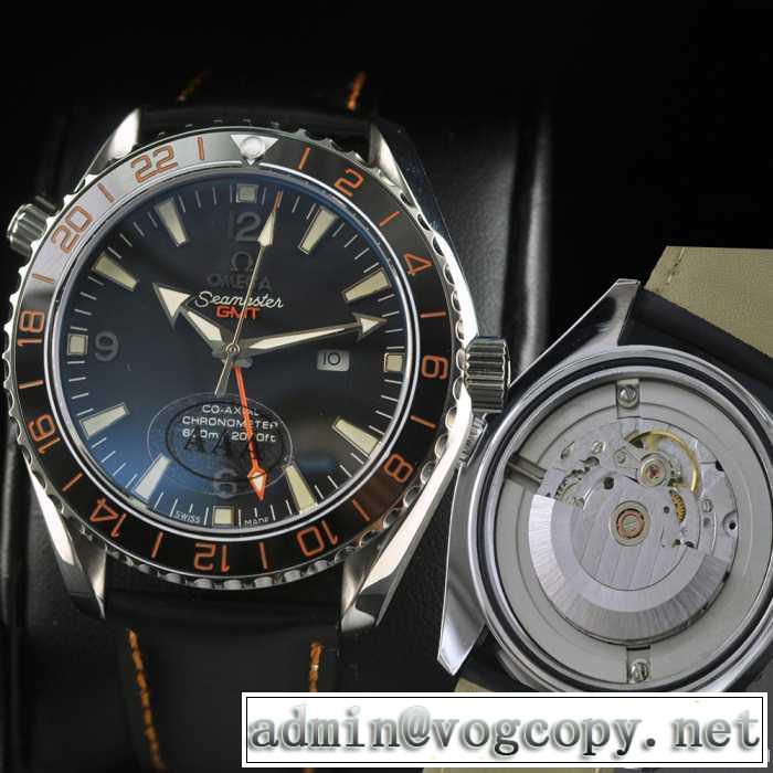 半自動卷 日本製クオーツ 2針 男性用腕時計 omega オメガ  メンズ腕時計