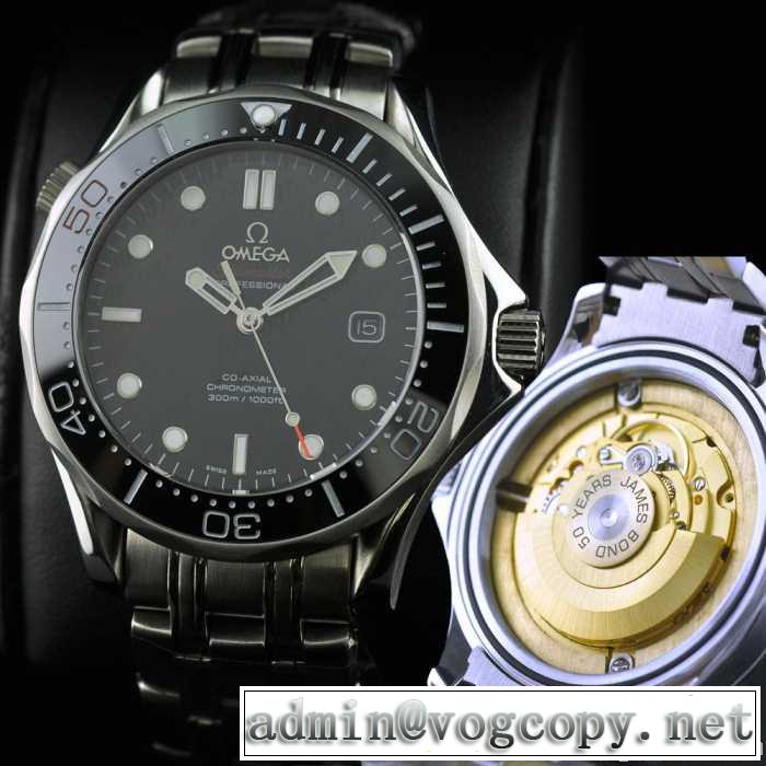 半自動卷 日本製クオーツ 2針 男性用腕時計 omega オメガ  メンズ腕時計