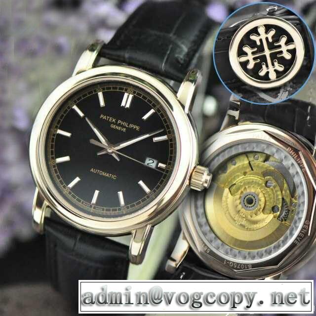 2014秋冬 お買得 patek philippe パテックフィリップ サファイヤクリスタル風防 腕時計 2824ムーブメント