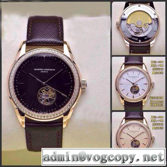 2014秋冬 完売品! vacheron constantin バセロン コンスタンチン サファイヤクリスタル風防 機械式ムーブメント90s5 本革ベルト高級腕時計