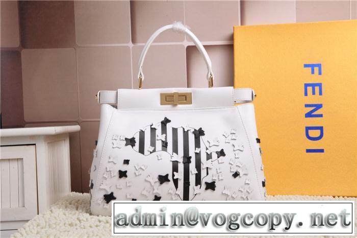 2014【激安】FENDI フェンディ ファスナーポケット付 レディース ハンドバッグ 1169