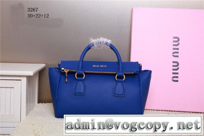 MIUMIU ミュウミュウ 2014 人気商品 ハンドバッグ ボルトポケット付3267