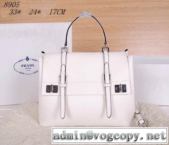 2014秋冬 大人のおしゃれに prada プラダ 手持ち&ショルダー掛け 8905