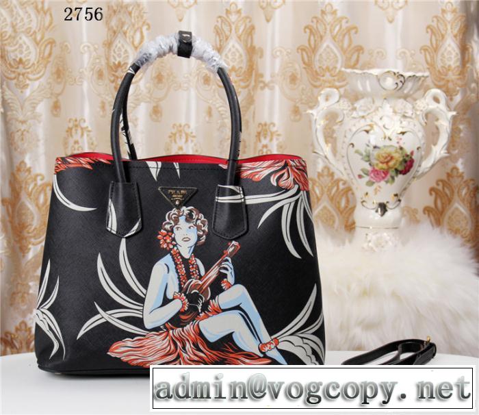 2014 大特価 prada プラダ 収納力最高 手持ち&ショルダー掛け 2756