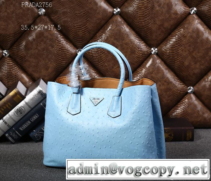 2014 ～希少 prada プラダ 収納力のよい 手持ち&ショルダー掛け 2756