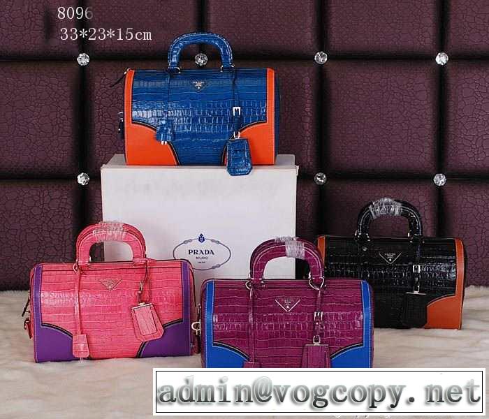 PRADA プラダ 2014 秋冬 贈り物にも◎ レディースハンドバッグ 4色可選 8096