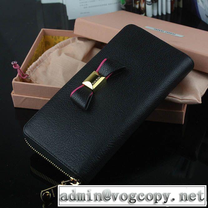  sale!今季 2014 miumiu ミュウミュウ  レディース長財布