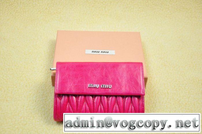 2014秋冬 miumiu ミュウミュウ ～希少 レディース財布