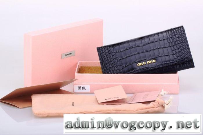 2014秋冬 miumiu ミュウミュウ 新入荷 レディース長財布