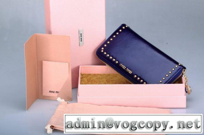 2014秋冬 miumiu ミュウミュウ 高級感溢れるデザイン レディース長財布