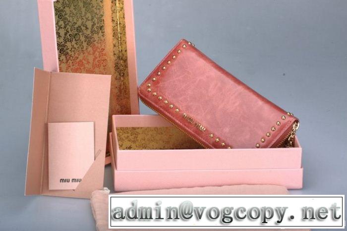 2014秋冬 miumiu ミュウミュウ 上質 レディース長財布