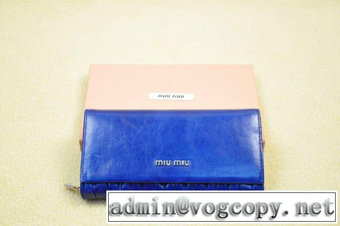 上質 2014秋冬 miumiu ミュウミュウ レディース長財布