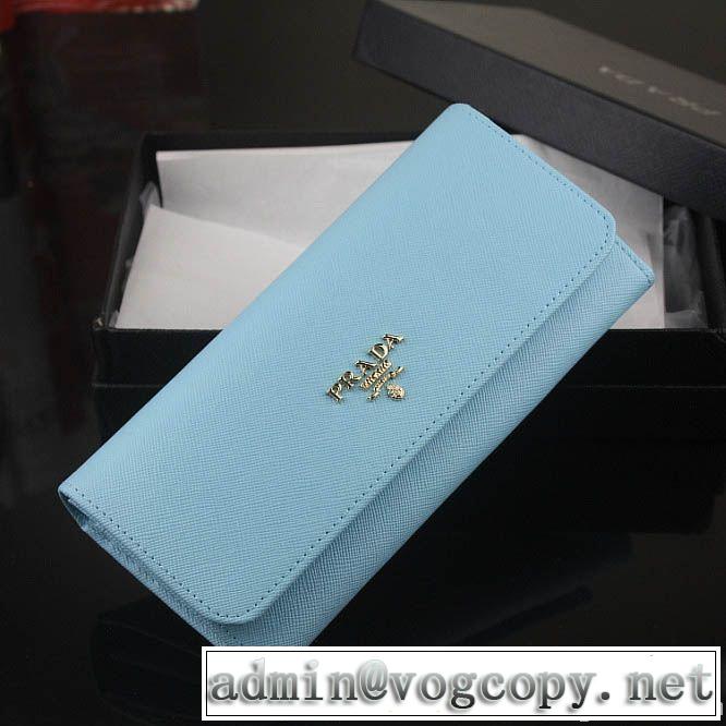高級感演出 2014 prada プラダース長財布