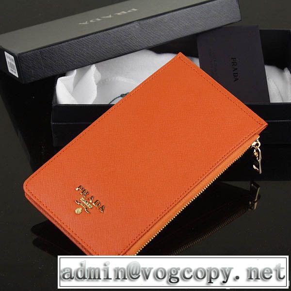 高級感演出 2014 prada プラダース長財布