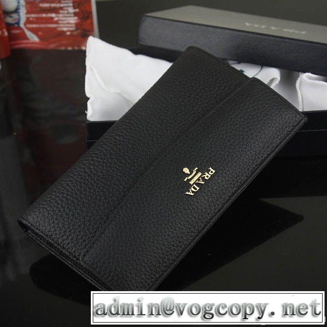 お買得 2014 prada プラダース長財布
