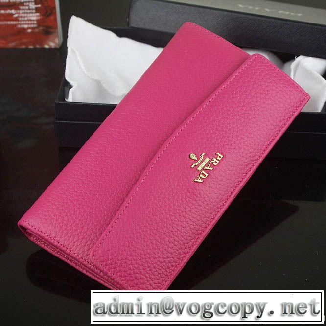 美品！ 2014 prada プラダース長財布