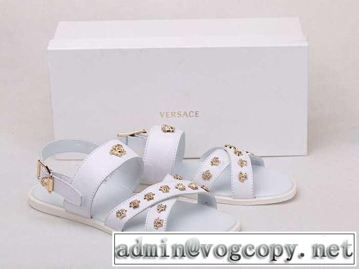 お買得 2014春夏 versace ヴェルサーチ サンダル 2色可選