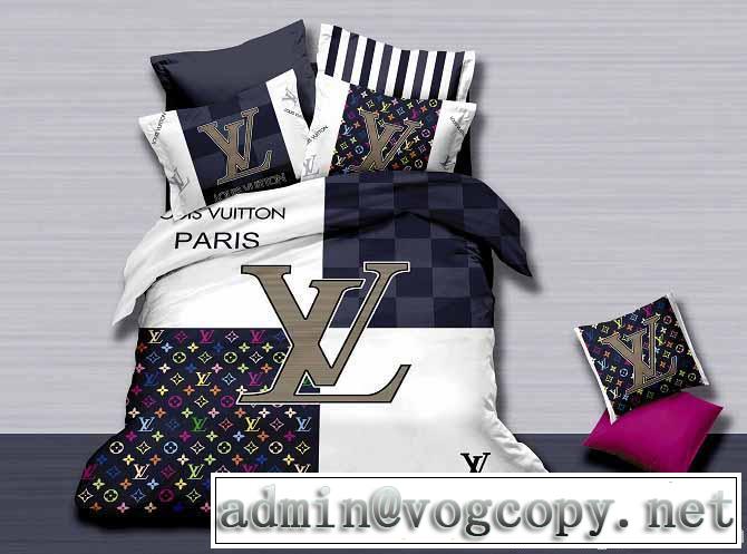 秋冬 louis vuitton ルイ ヴィトン 2014 超人気美品◆ チェック柄 寝具セット 4点セット