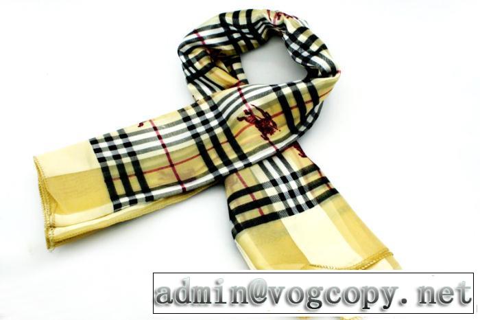 秋冬 2014【激安】BURBERRY バーバリー 美品 おしゃれな  シルクサテン スカーフ女性用 2色可選