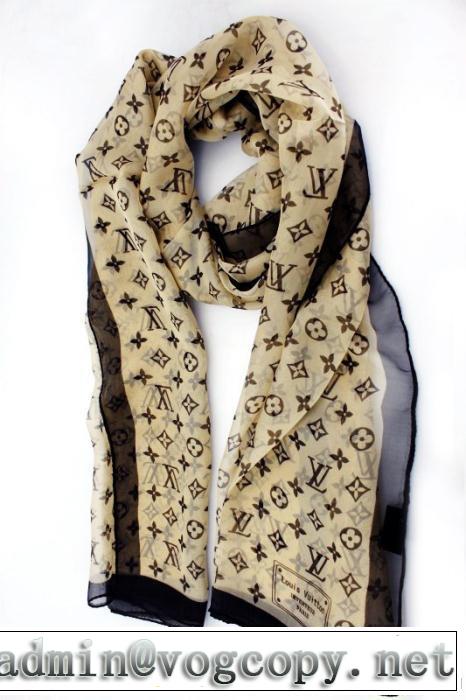 秋冬 2014 首胸ロゴ louis vuitton ルイ ヴィトン おしゃれな シルク 女性用スカーフ3色可選