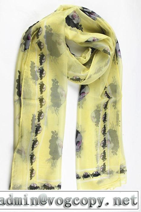秋冬 2014 alexander mcqueen アレキサンダー マックイーン 美品！おしゃれな シルク女性用スカーフ3色可選