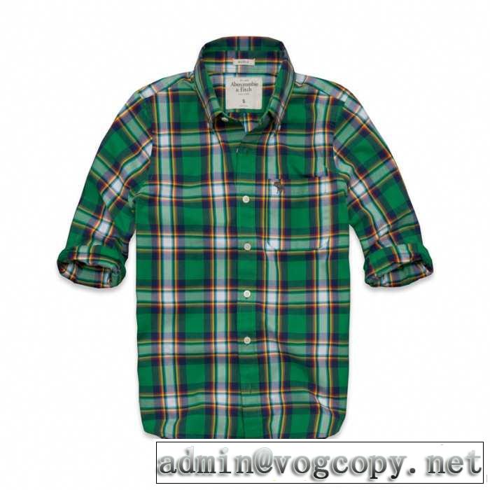 2014秋冬夏コーデにAbercrombie & fitch アバクロンビー&フィッチ 長袖シャツ