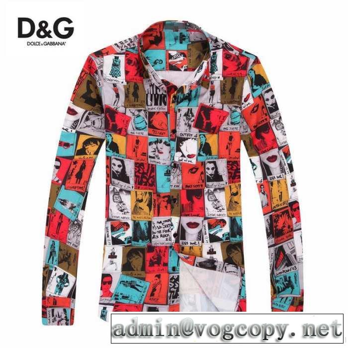 大人気☆NEW!! 2014秋冬 dolce&gabbana ドルチェ＆ガッバーナ オリジナル 長袖シャツ