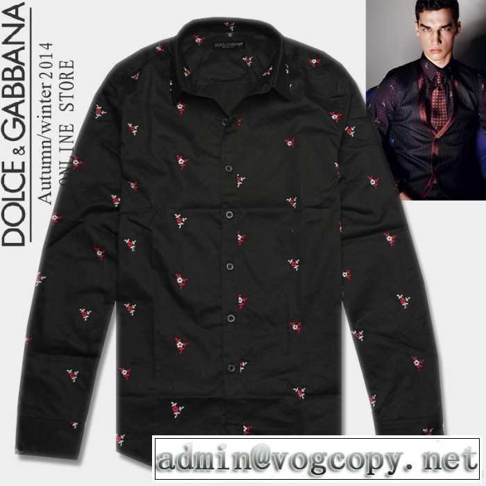 超人気美品◆ 2014秋冬 dolce&gabbana ドルチェ＆ガッバーナ 長袖シャツ 3色可選 着回し度抜群