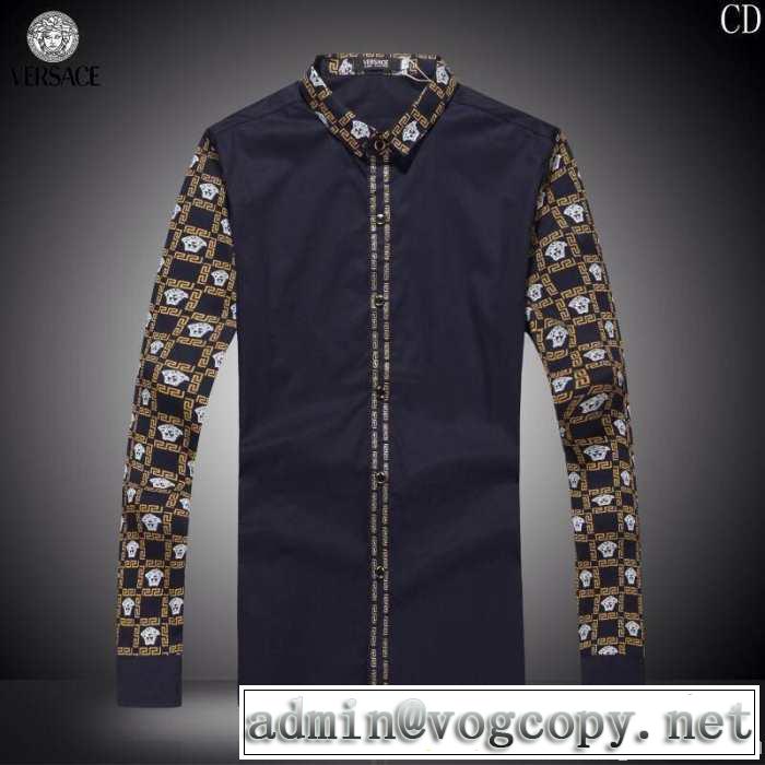 2014秋冬 超レア versace ヴェルサーチ 長袖シャツ 長袖シャツ 2色可選