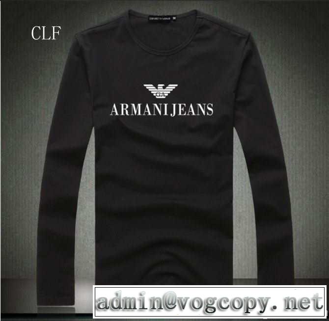 大人気！ 2014秋冬 armani アルマーニ 長袖tシャツ 5色可選