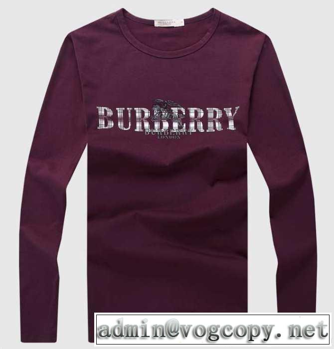 人気が爆発 2014秋冬 burberry バーバリー 長袖tシャツ 4色可選