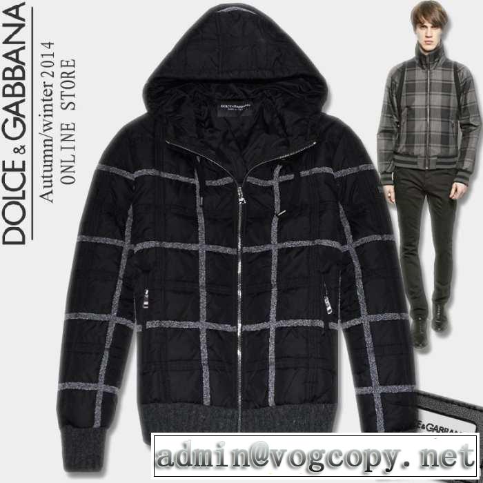 2014秋冬 おしゃれも譲れない dolce&gabbana ドルチェ＆ガッバーナ 綿入れ 2色可選 防寒具としての機能もバッチリ