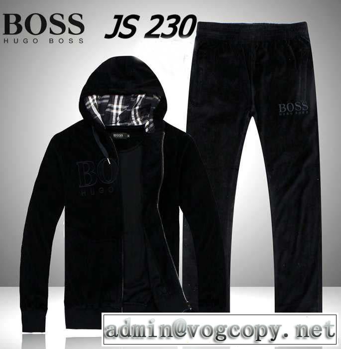 人気が爆発 2014秋冬 hugo boss ヒューゴボス パーカー 上下セット 2色可選
