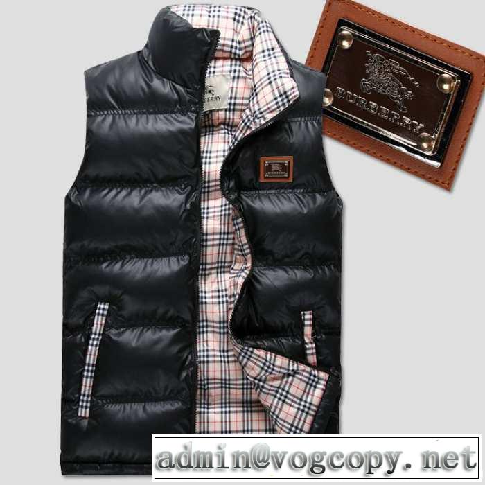 抜群の雰囲気が作れる! 2014秋冬burberry バーバリー ダウンベスト 4色可選 細部にこだわったデザイン