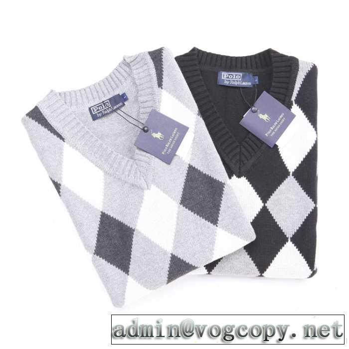 大人のおしゃれに 2014秋冬 polo ralph lauren ポロ ラルフローレン ニットセーター 2色可選