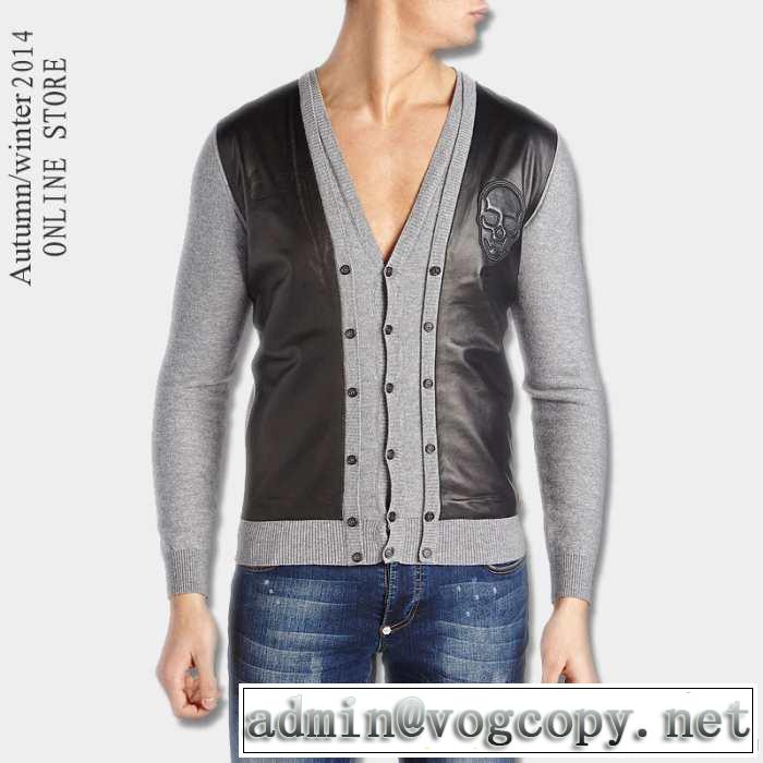 希少 2014秋冬 philipp plein フィリッププレイン ニットセーター ベスト 2色可選