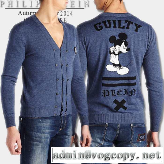 値下げ！ 2014秋冬 philipp plein フィリッププレイン ニットウェア 3色可選