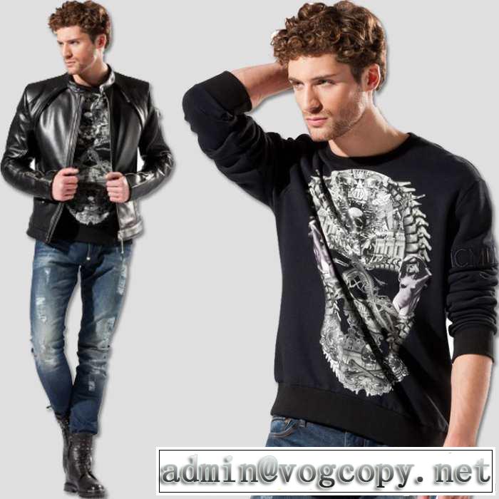 SALE!今季 2014秋冬 philipp plein フィリッププレイン プルオーバーパーカー 2色可選