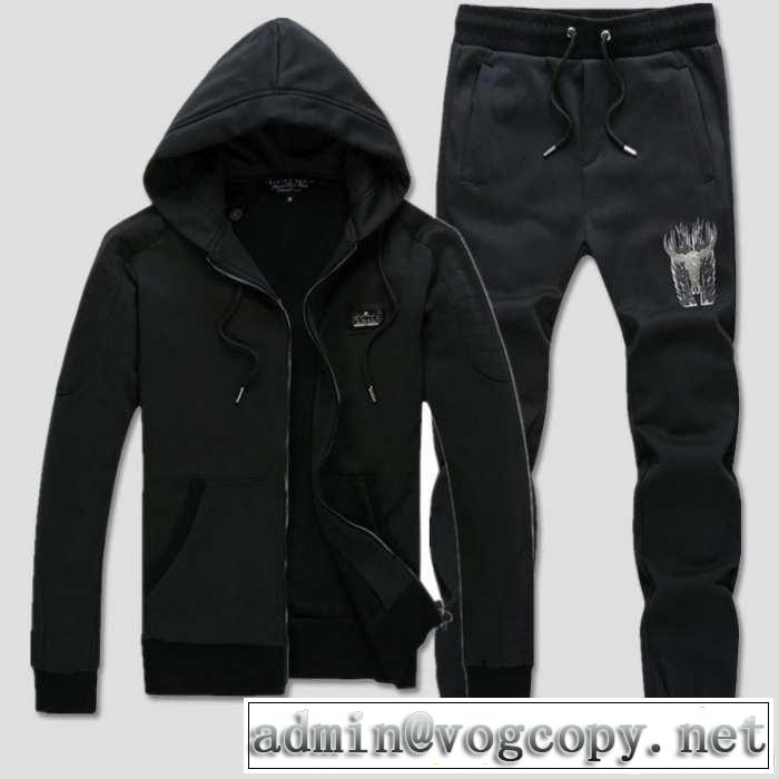 超レア 2014秋冬 philipp plein フィリッププレイン ジャージセット 2色可選