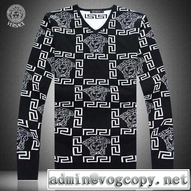 2014秋冬 超人気美品◆ versace ヴェルサーチ セーター 真冬でも温かく過ごせる 2色可選