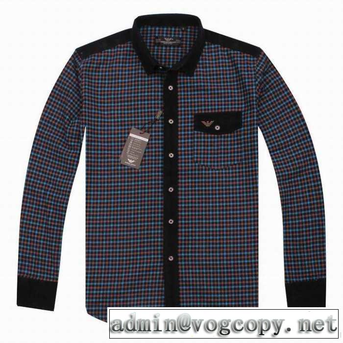 2014秋冬 上質 armani アルマーニ 長袖シャツ