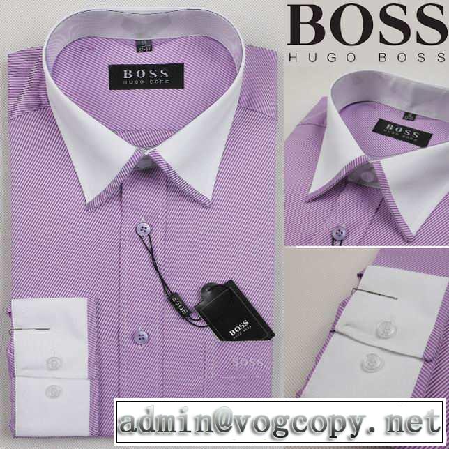 2014秋冬 吸汗速乾 hugo boss ヒューゴボス 長袖シャツ 4色可選